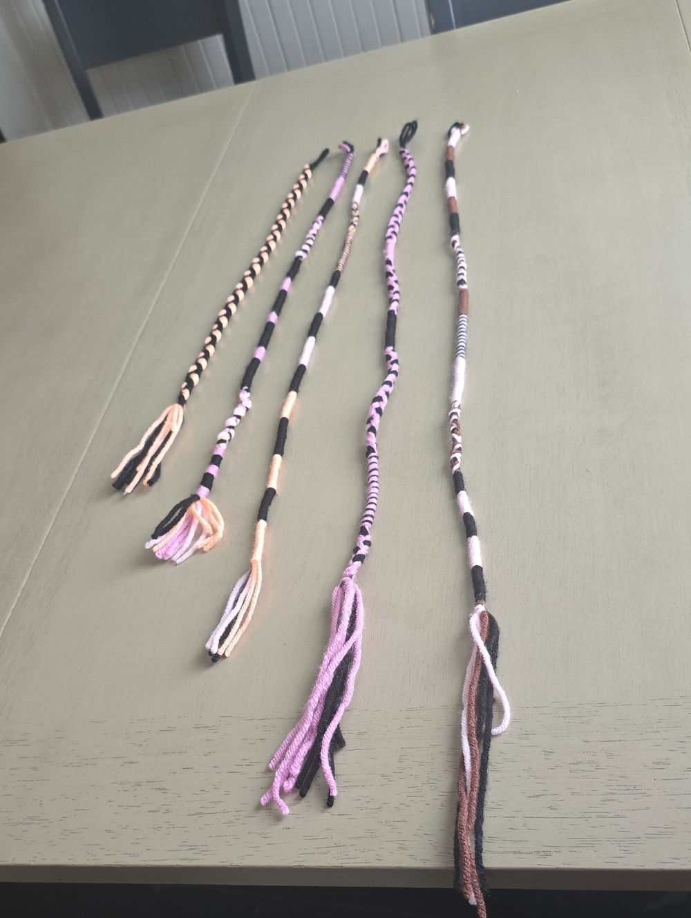 Handmade Thread Hair Wrap – Custom Length & Color For Children - Picture 3 of 6